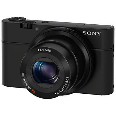 Sony Cyber-shot DSC-RX100 Compact Camera, HD 1080p, 20.2MP, 3.6x Optical Zoom, 3” LCD Screen, Black Sony Cyber-shot DSC-RX100 Compact Camera, HD 1080p, 20.2MP, 3.6x Optical Zoom, 3” LCD Screen, Black